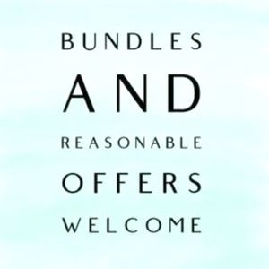 Bundles and reasonable offers welcome READ DESCRIPTION